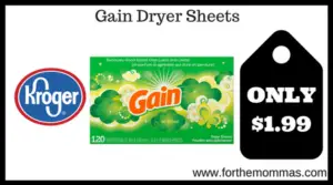 kroger dryer sheets