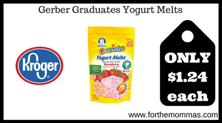 Gerber Graduates Yogurt Melts 