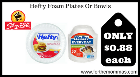 Hefty Foam Plates Or Bowls