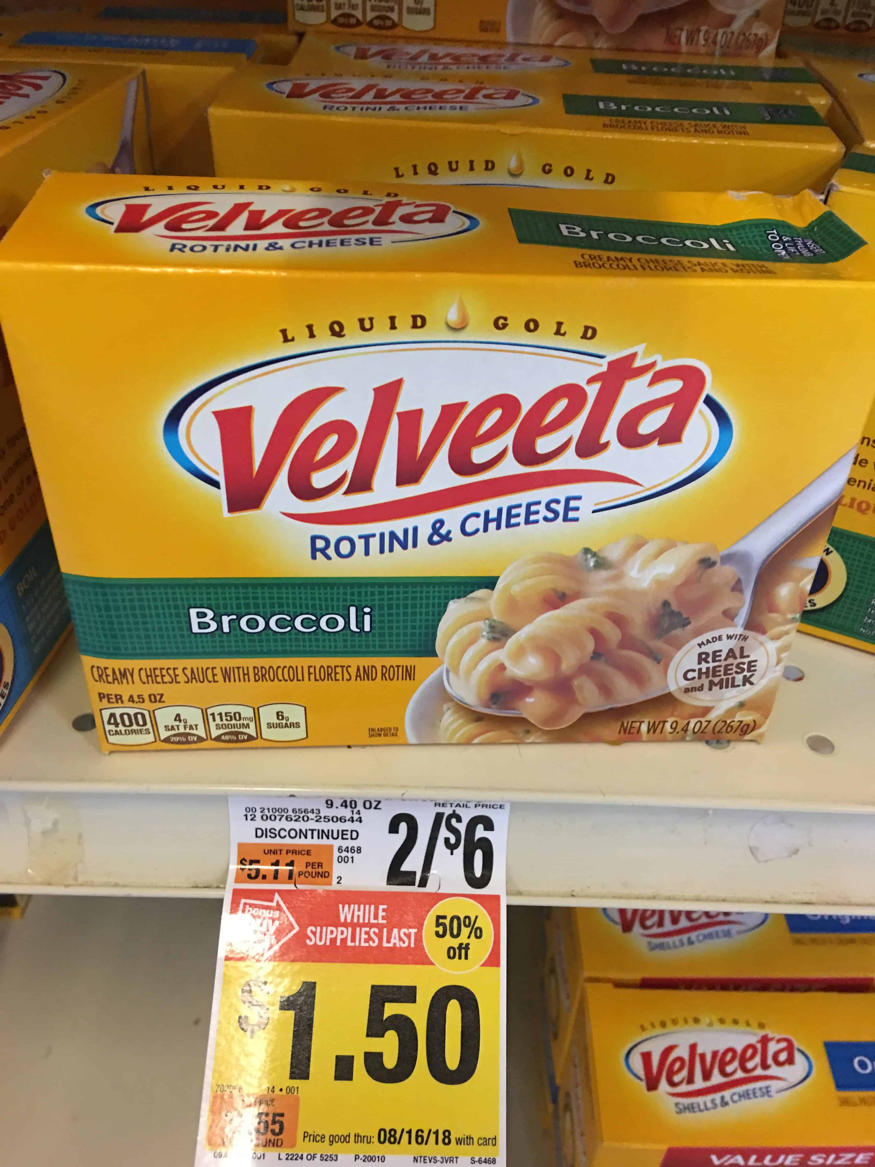 Giant: Velveeta Pasta & Cheese Dinners ONLY $0.50 Each Thru 4/5! {Clearance Deal}