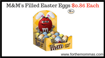 M&M's Filled Easter Eggs