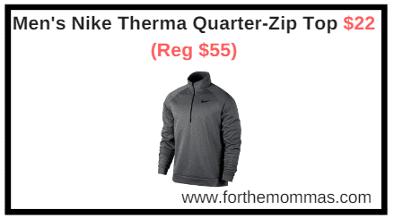 Kohl's: Men's Nike Therma Quarter-Zip Top $22 (Reg $55)