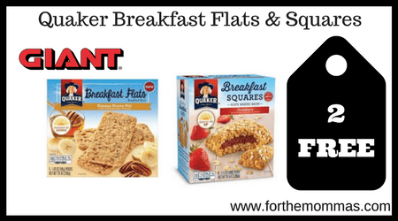 Quaker Breakfast Flats & Squares