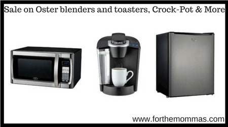Sale on Oster blenders and toasters, Crock-Pot