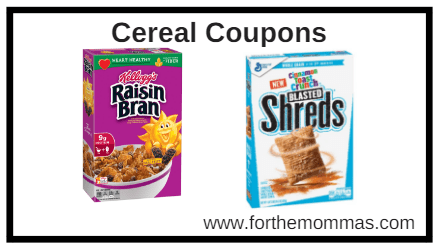 Cereal Coupons: Save up to $2.00
