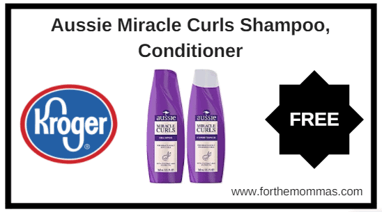 Kroger MEGA Sale: FREE Aussie Miracle Curls Shampoo, Conditioner