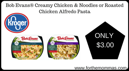 Bob Evans® Creamy Chicken & Noodles or Roasted Chicken Alfredo Pasta 