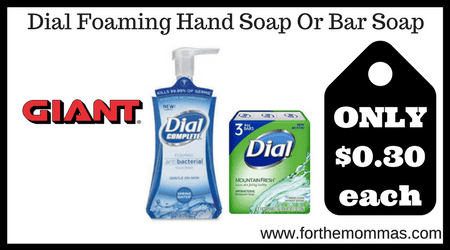 Dial Foaming Hand Soap Or Bar Soap