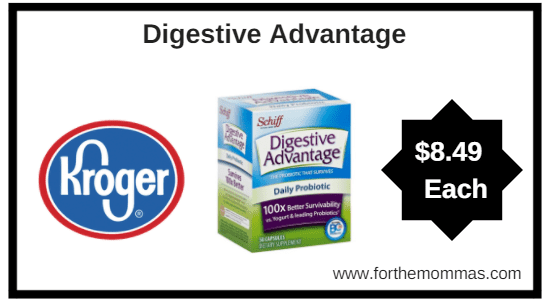 Kroger: Digestive Advantage 50ct ONLY $8.49