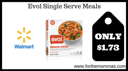 Evol Single Serve Meals