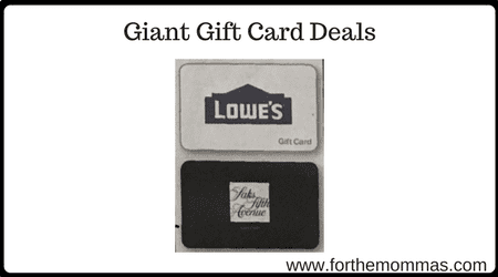 Giant Gift Card Deals