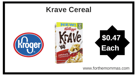 Kroger: Krave Cereal ONLY $0.47