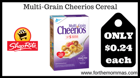 Multi-Grain Cheerios Cereal