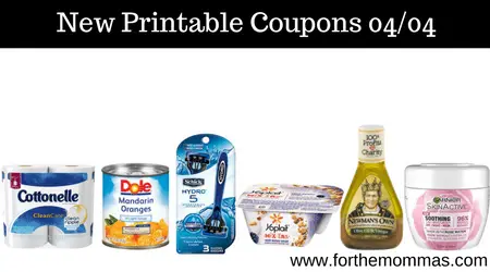 New Printable Coupons