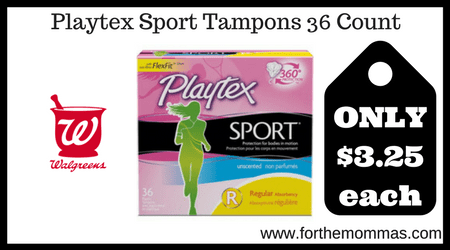 Playtex Sport Tampons 36 Count