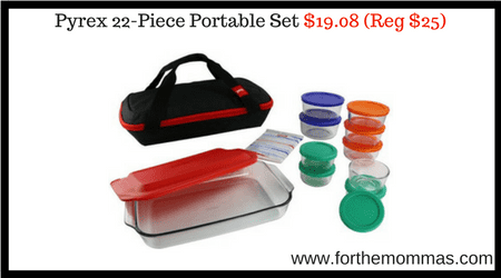 Pyrex 22-Piece Portable Set