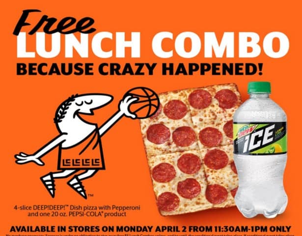 Free Lunch Combo at Little Caesars