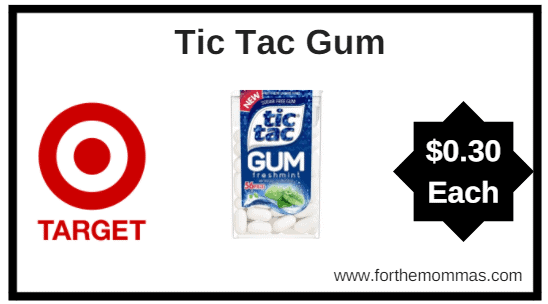 Target: Tic Tac Gum $0.30