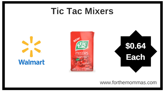 Walmart: Tic Tac Mixers ONLY $0.64