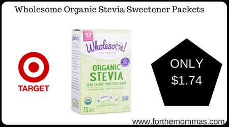 Wholesome Organic Stevia Sweetener Packets 