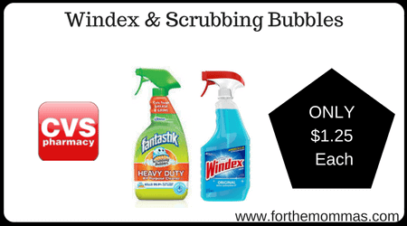 Windex & Scrubbing Bubbles