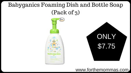 Babyganics Foaming Dish and Bottle Soap (Pack of 3)
