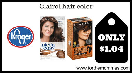 Clairol hair color