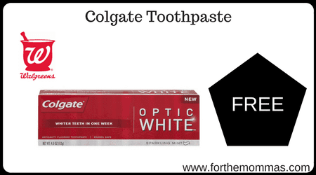 Walgreens: Colgate Toothpastes
