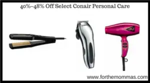 40%–48% Off Select Conair Personal Care | Deals As Low As $11.99