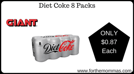 Diet Coke 8 Packs 