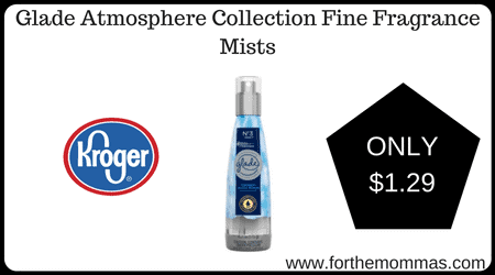 Glade Atmosphere Collection Fine Fragrance Mists