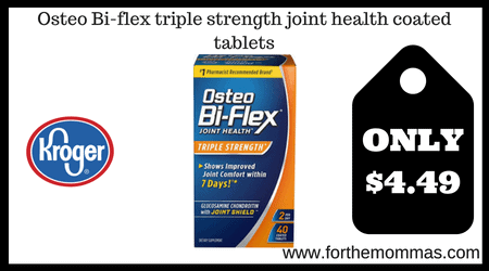 Osteo Bi-flex triple strength joint health coated tablets