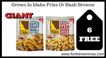 Grown In Idaho Fries Or Hash Browns