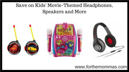 Kids' Movie-Themed Headphones, Speakers and More