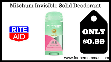 Mitchum Invisible Solid Deodorant