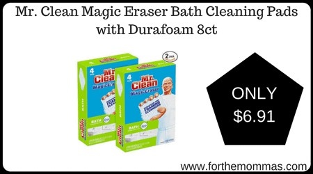 Mr. Clean Magic Eraser Bath Cleaning Pads with Durafoam 8ct