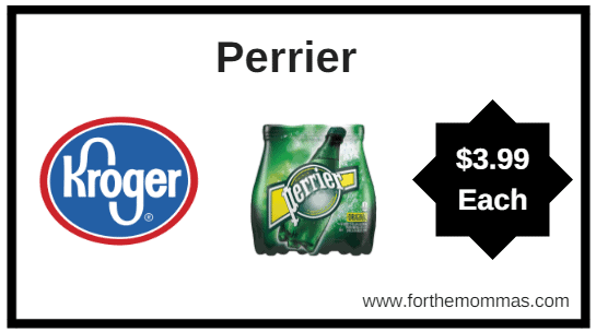 Kroger: Perrier 6 Pk Bottles ONLY $3.99