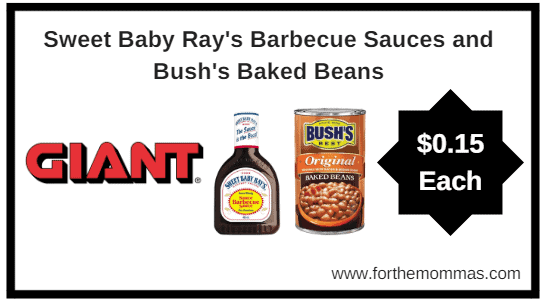 Giant: Sweet Baby Ray's Barbecue Sauce ONLY $0.15 Each Thru 5/24!