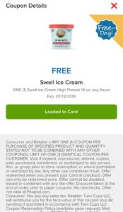 Giant: FREE Swell Ice Cream Thru 7/12!