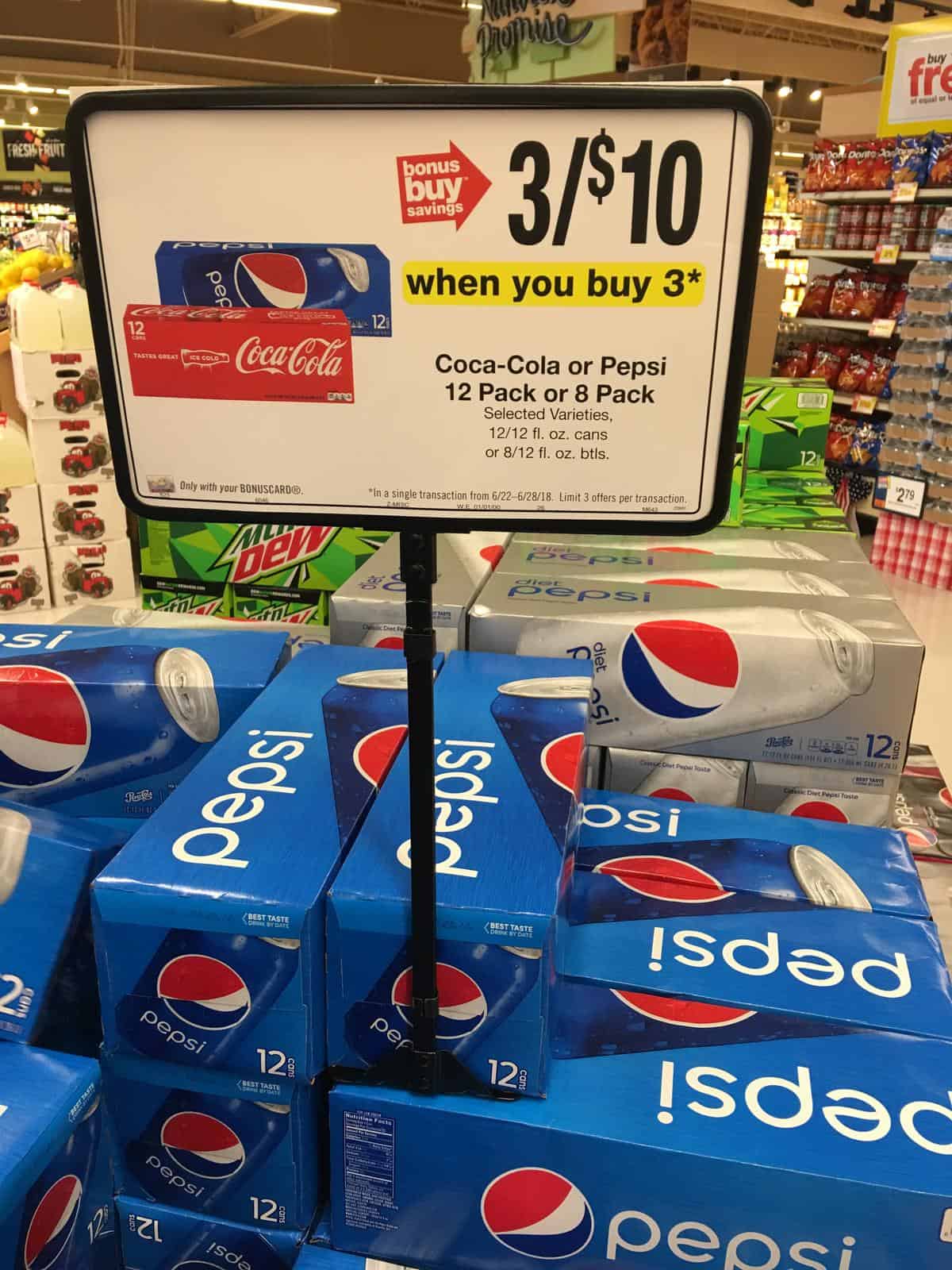 Giant: Pepsi Products ONLY $0.21 Per Can Thru 6/28!