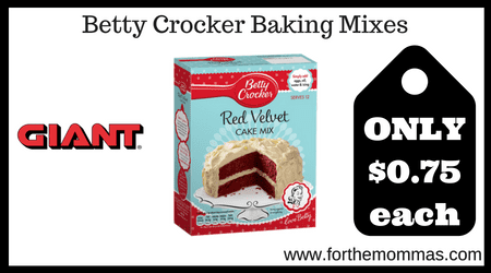 Betty Crocker Baking Mixes