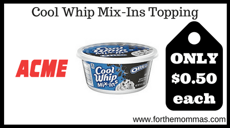 Cool Whip Mix-Ins Topping