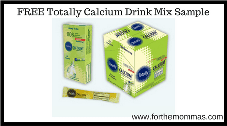 FREE Totally Calcium Drink Mix Sample