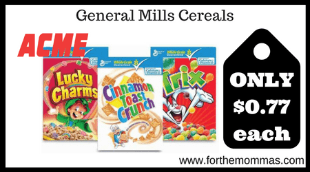 General Mills Cereals