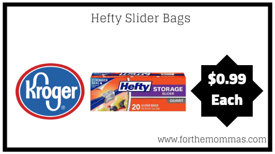 Kroger: Hefty Slider Bags ONLY $0.99