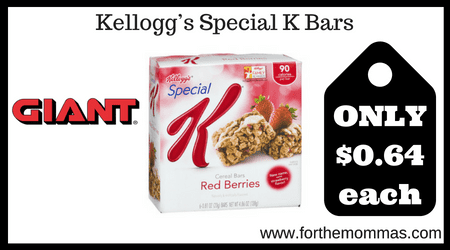 Kellogg’s Special K Bars