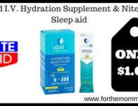 Liquid I.V. Hydration Supplement & Nite Thru Sleep aid