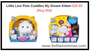 little live pets cuddles my dream kitten target