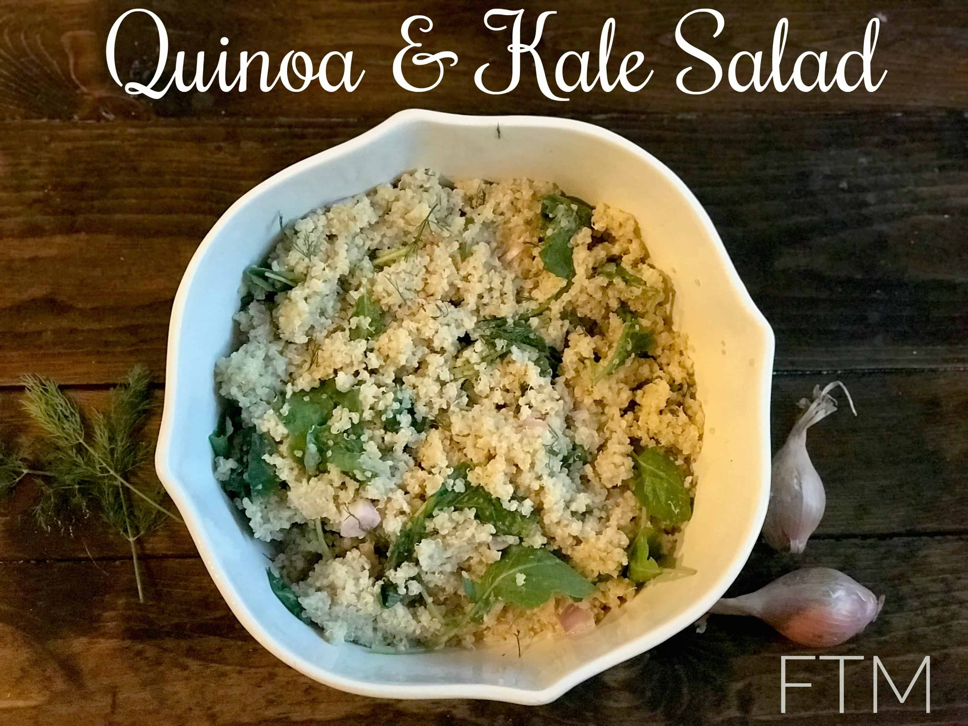 Vegan Quinoa and Kale Salad Recipe