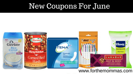 New Coupons For June
